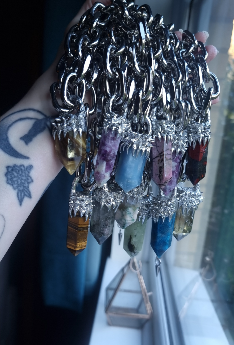 Chunky Chain - Crystal Necklaces