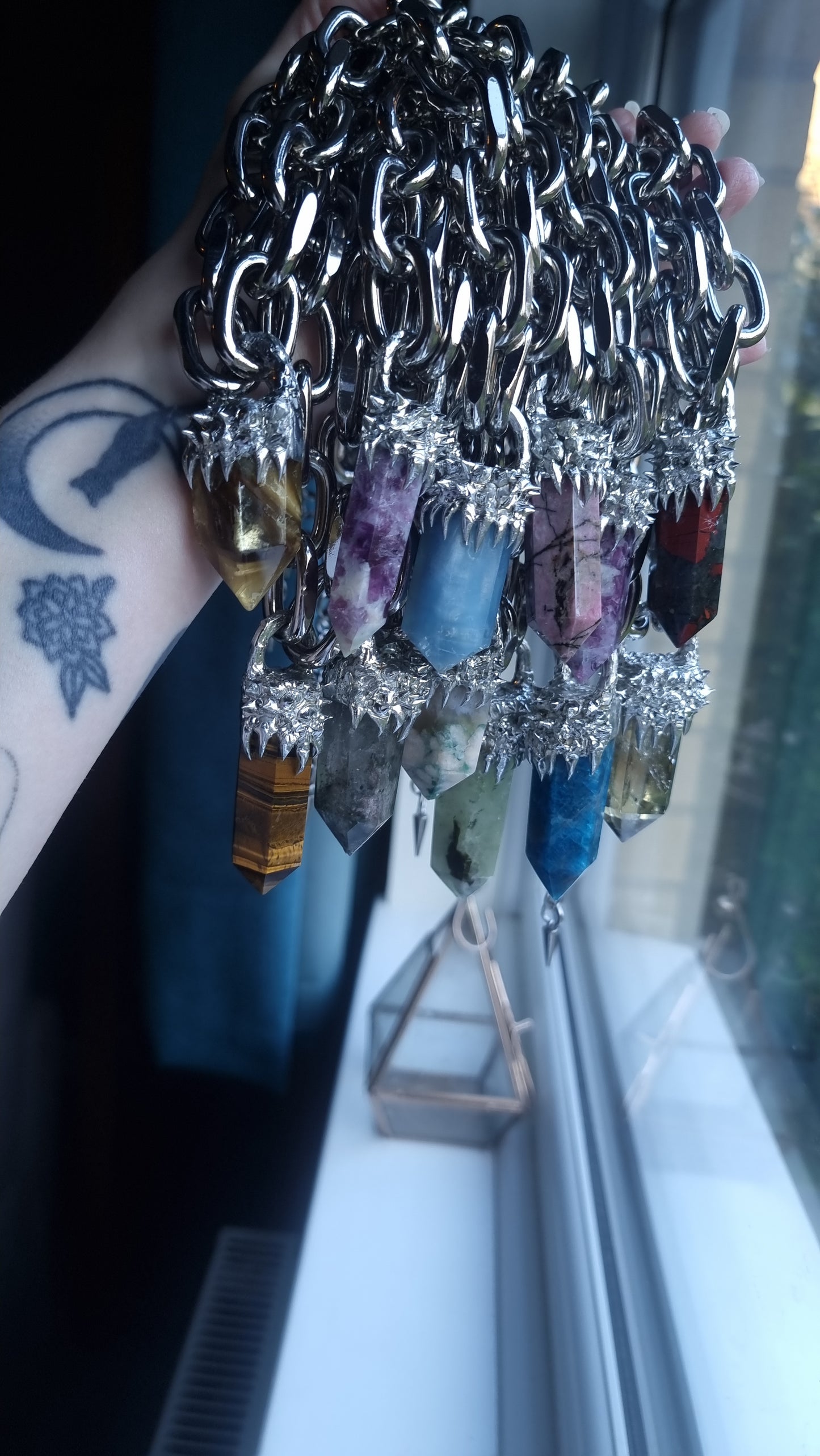 Chunky Chain - Crystal Necklaces