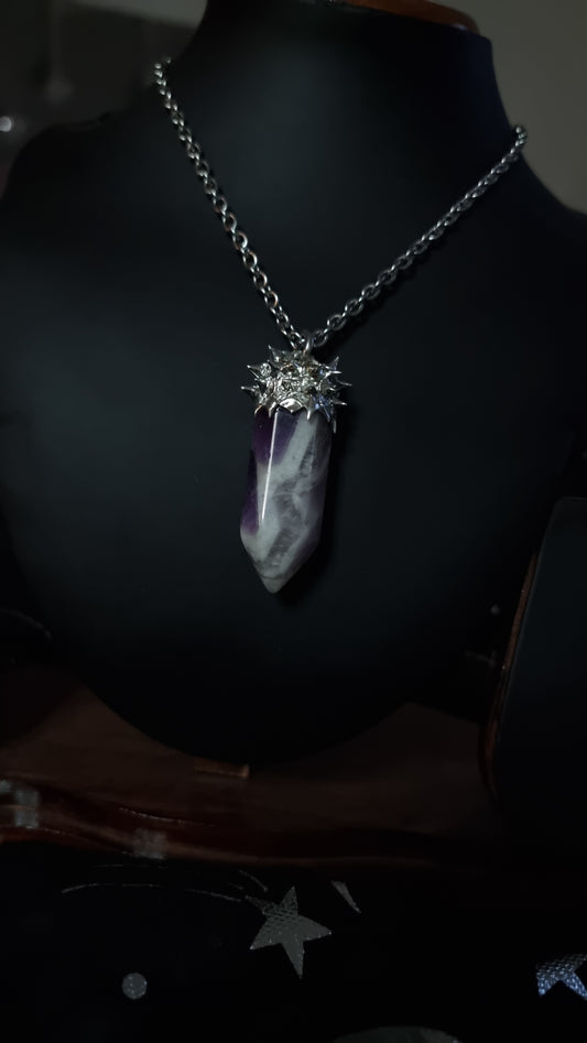 Small Spiked Amethyst Point