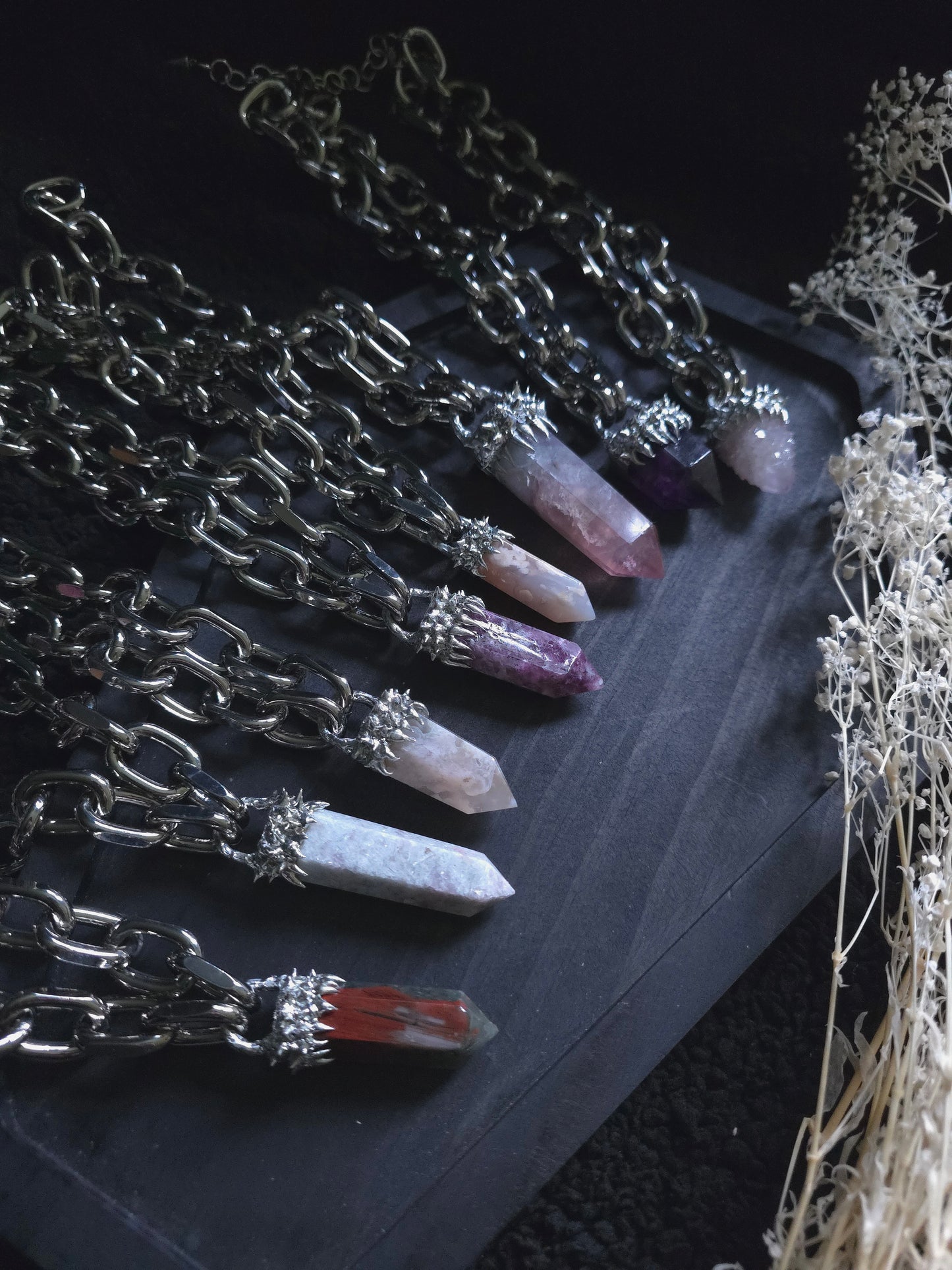 Chunky Chain - Crystal Necklaces