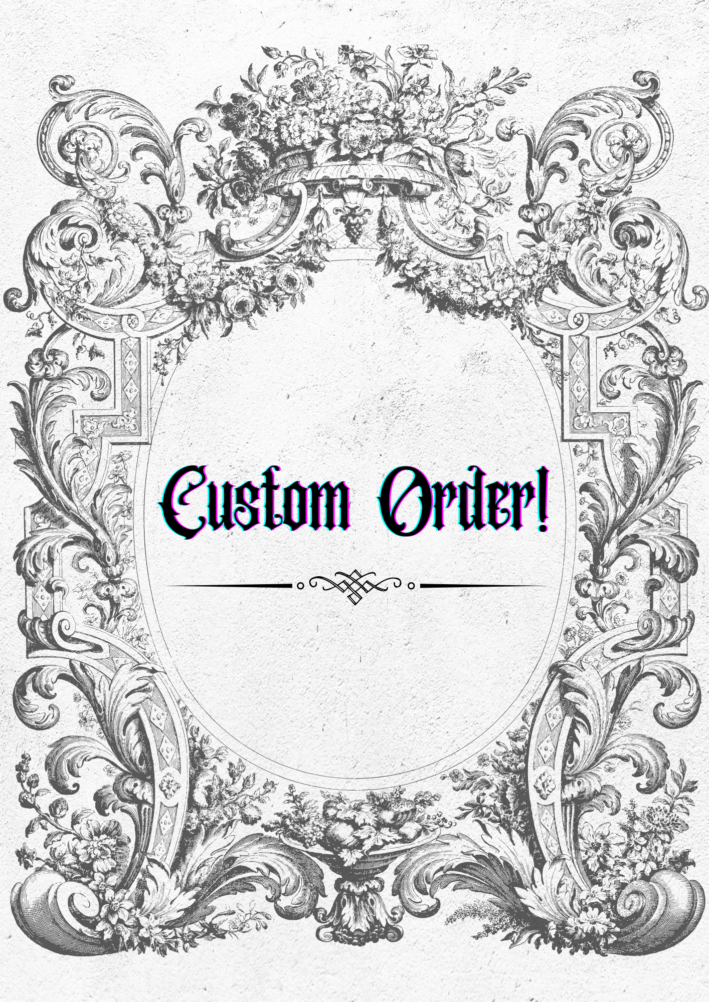 Custom Orders! 🖤