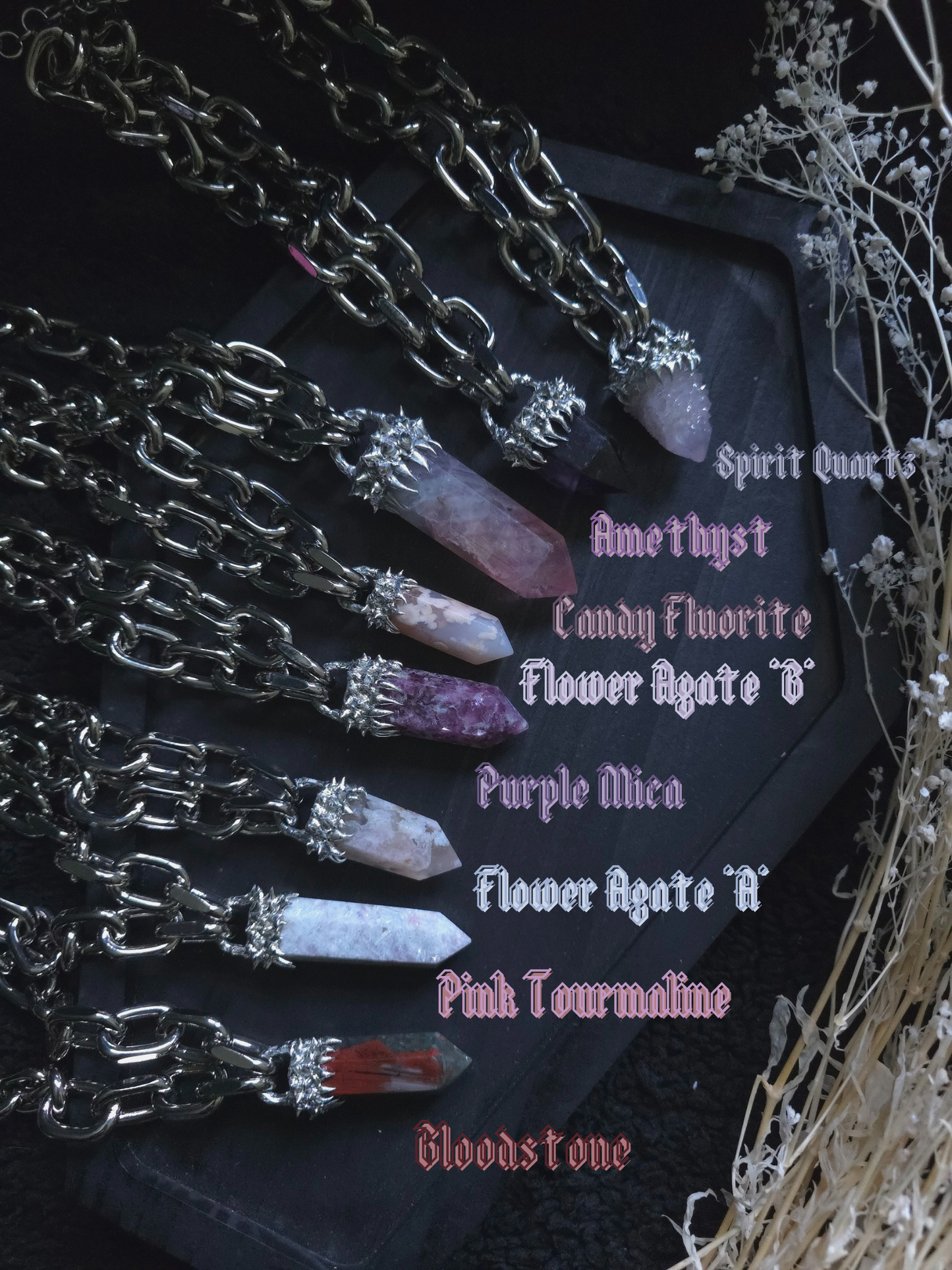 Chunky Chain - Crystal Necklaces