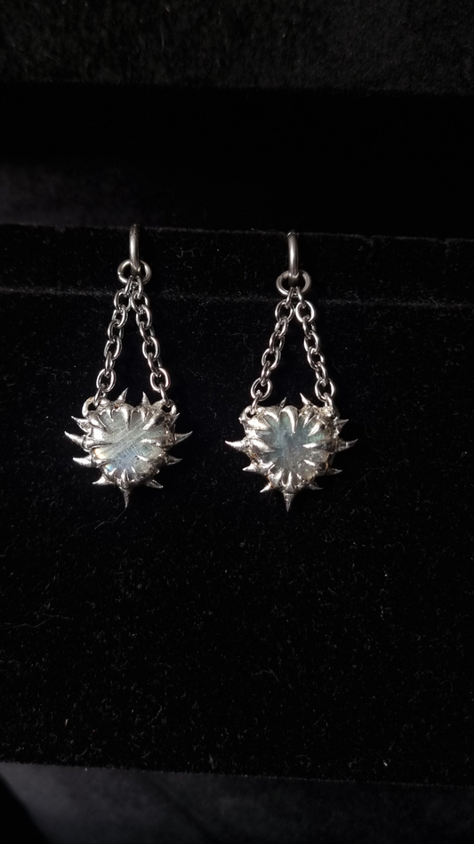 Tethered Heart Earrings